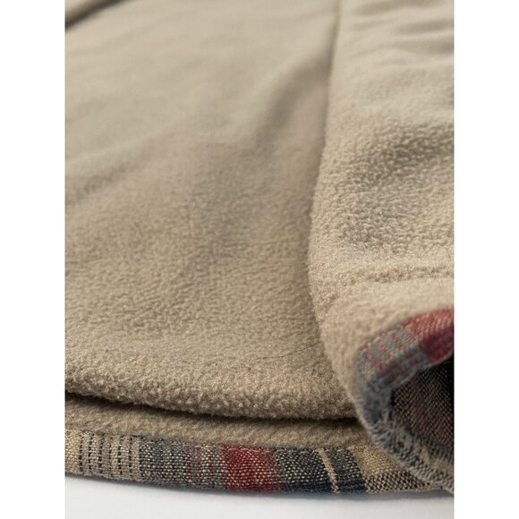 Woolrich Fleece Lined Full Snap Shirt Jacket Men’s XL Plaid Merlot Ombre Jac - Picture 8 of 16